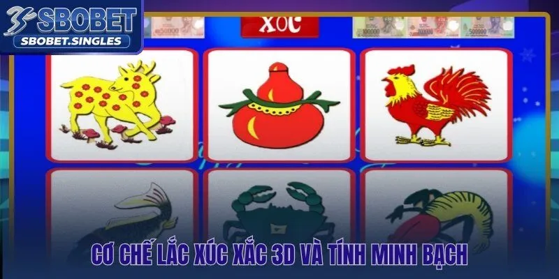 Hệ thống RNG và hoạt ảnh 3D đảm bảo kết quả công bằng minh bạch