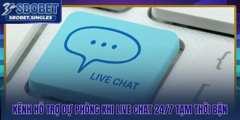 Telegram và Email  giải pháp thay thế Live Chat 24/7 lúc cao điểm