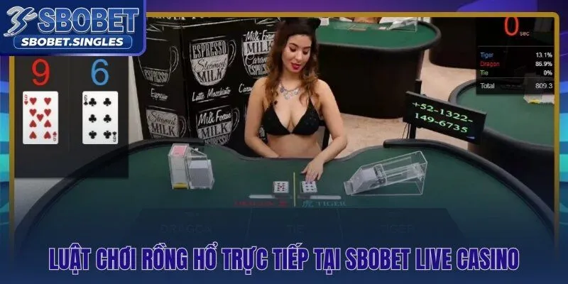Rồng hổ Sbobet trực tiếp với dealer người thật và ván 15 giây